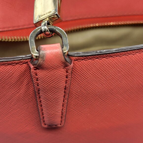 COACH MADISON MINI NORTH/SOUTH TOTE IN SAFFIANO LEATHER LOVE RED - Picture 13 of 16